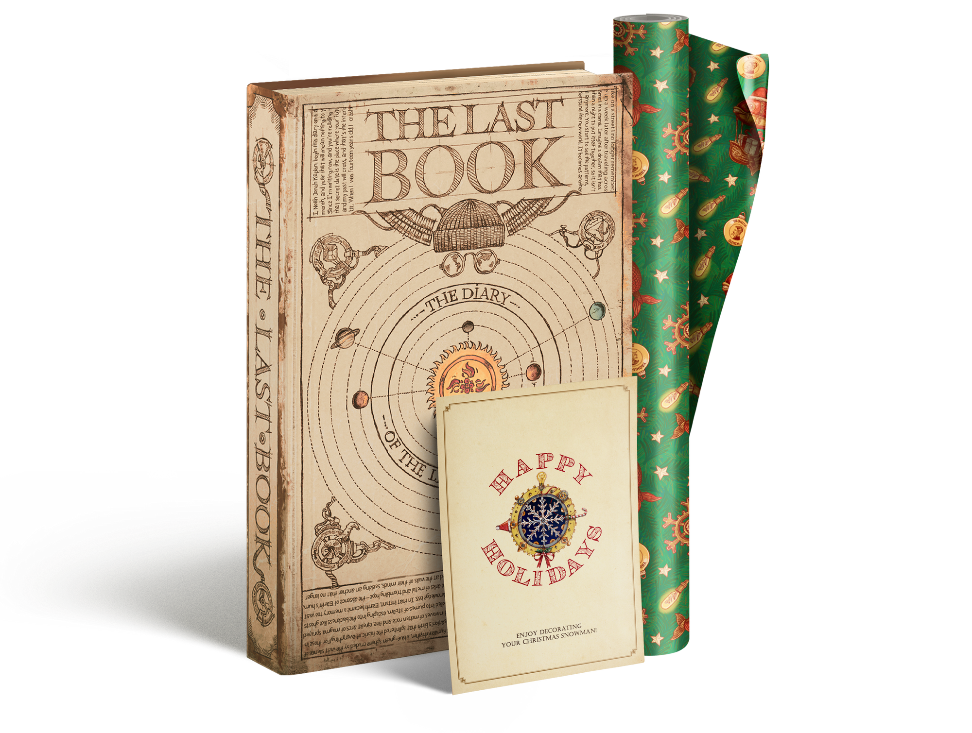 Christmas Set: The Last Book, The Postcard & Wrapping paper image #1