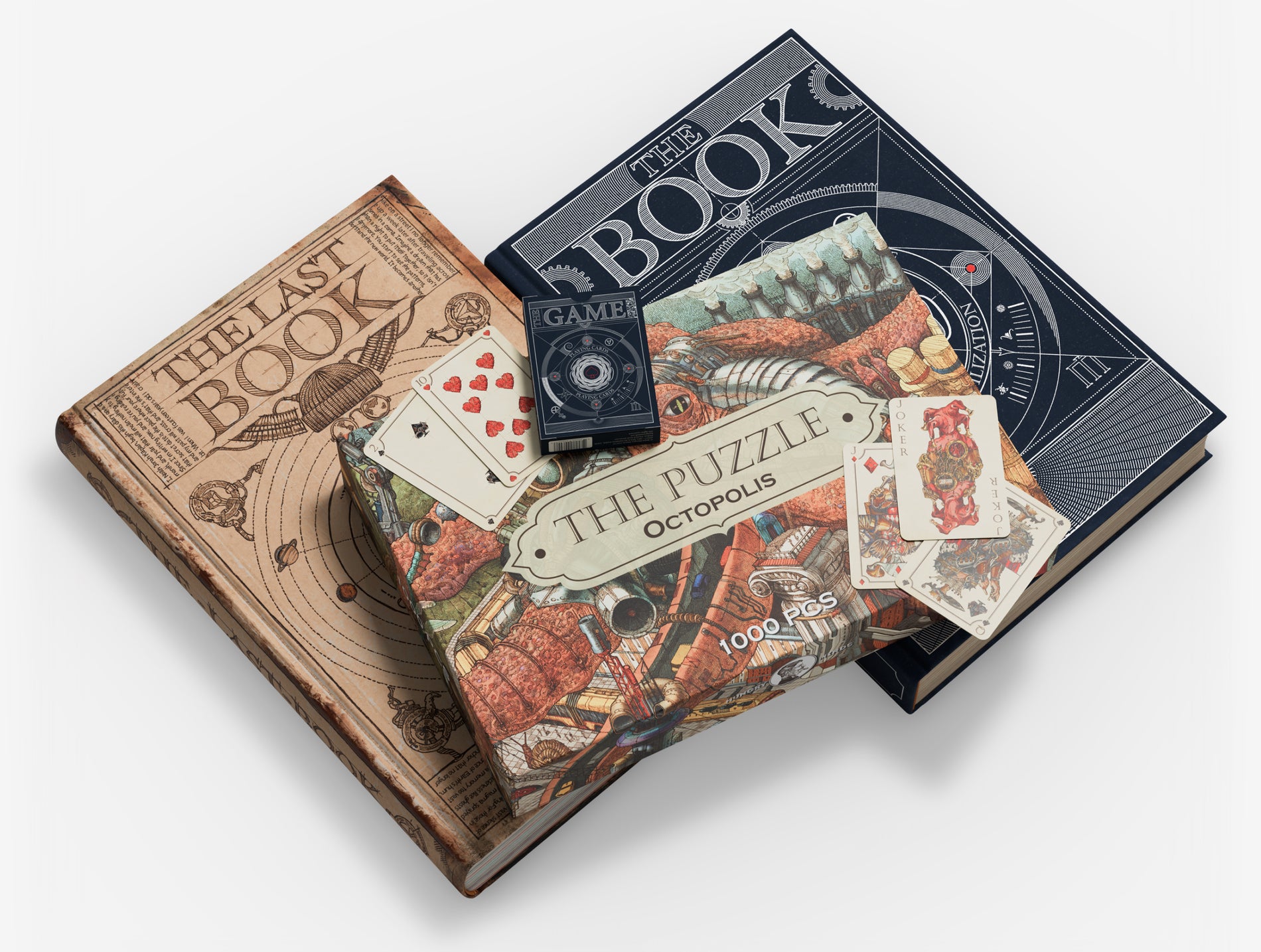 Set Mente creadora. «The Book», «The Last Book», The Puzzle y los naipes image #2