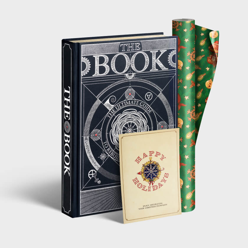 Christmas Set: The Book, The Postcard & Wrapping paper #1
