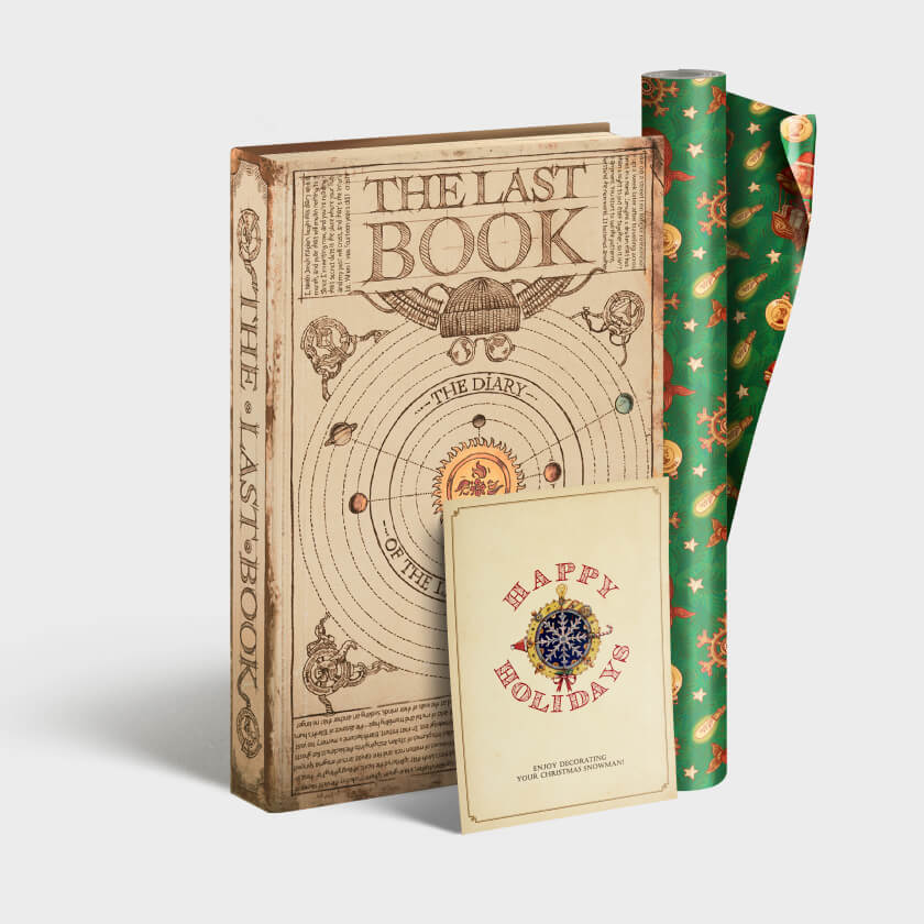 Christmas Set: The Last Book, The Postcard & Wrapping paper #1