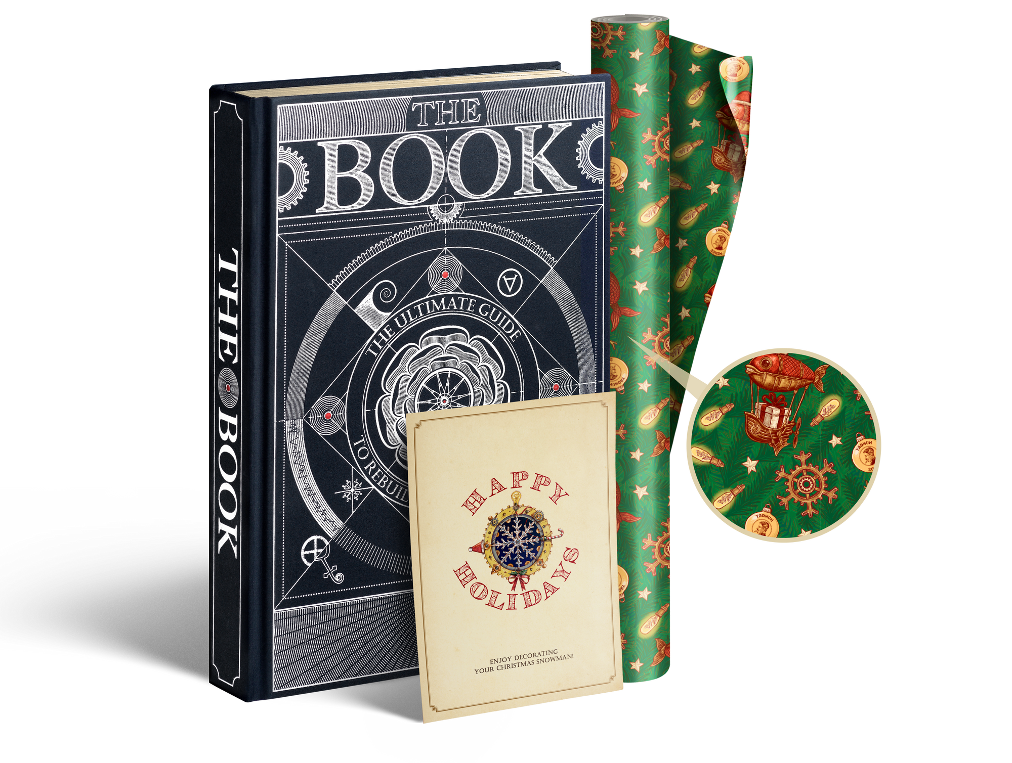 Christmas Set: The Book, The Postcard & Wrapping paper image #1